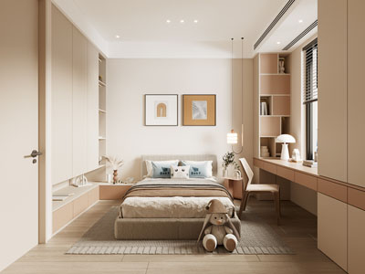 现代卧室 儿童房