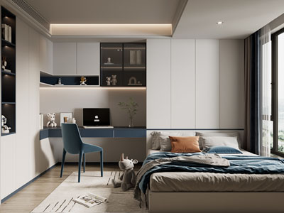 现代榻榻米卧室 儿童房
