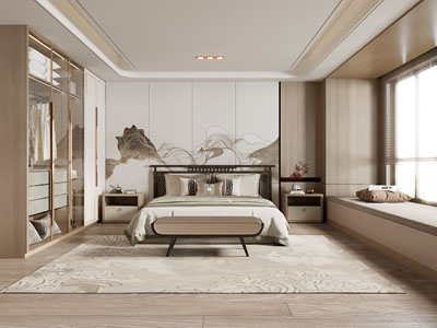 新中式卧室