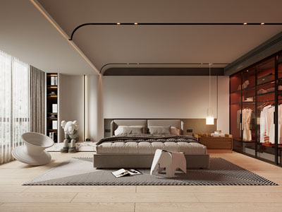 现代卧室
