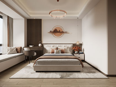 新中式卧室