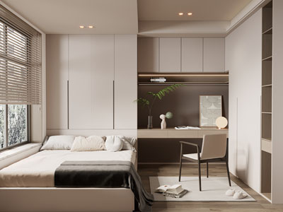 现代榻榻米卧室