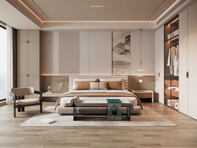 新中式卧室