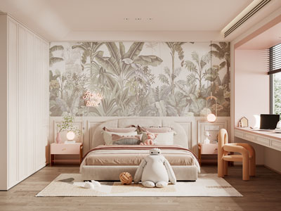 现代卧室 儿童房