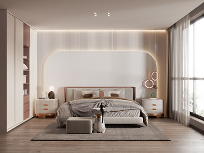 现代轻奢卧室