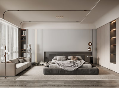 现代卧室