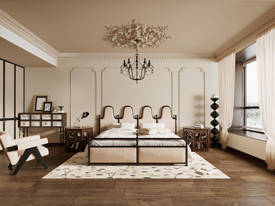 法式中古风卧室