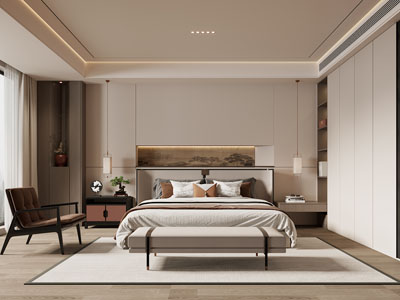 新中式卧室