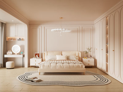 法式奶油风卧室