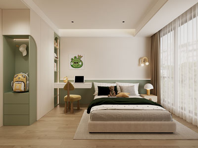 现代卧室 儿童房