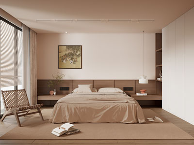 侘寂风卧室