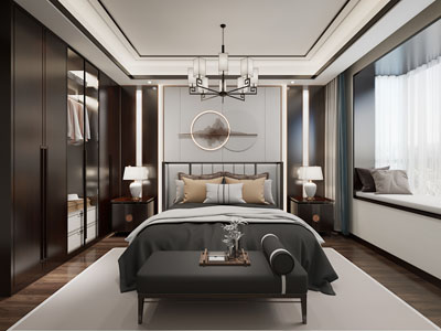 新中式卧室
