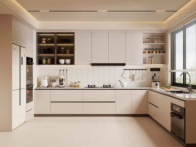 现代奶油风厨房