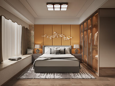 新中式卧室