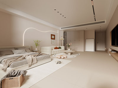 现代奶油风公寓