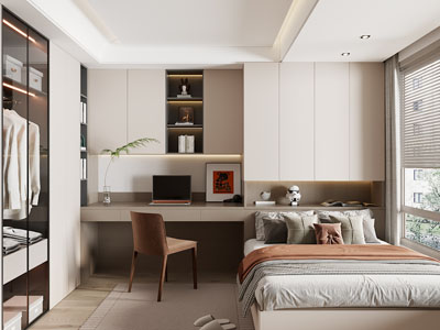 现代榻榻米卧室