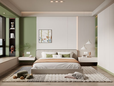 现代轻奢卧室 公主房 儿童房