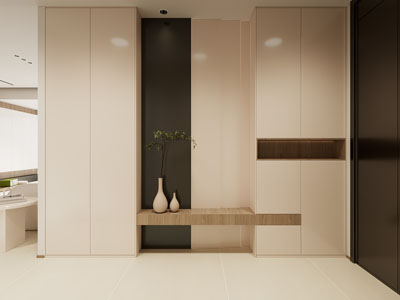 现代玄关鞋柜 玄关过道