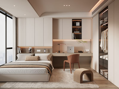 现代榻榻米卧室