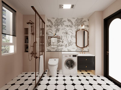 法式卫浴间 洗手间