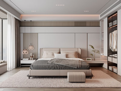 现代卧室