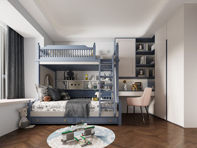 美式卧室 儿童房 男孩房
