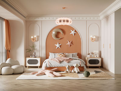 法式卧室 公主房 女儿房 儿童房