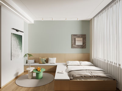 日式榻榻米卧室