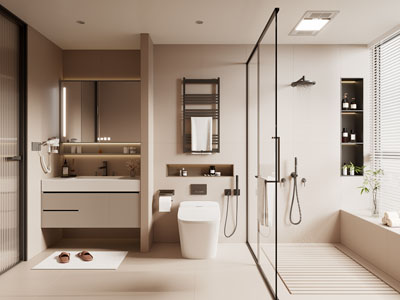 现代卫浴间 洗手间