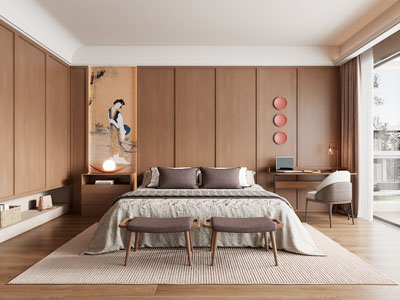 简欧中古风卧室