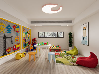 现代多巴胺儿童娱乐活动室 休闲室