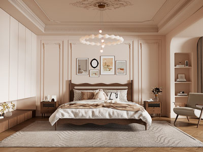 法式中古风卧室