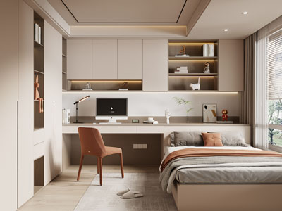 现代榻榻米卧室