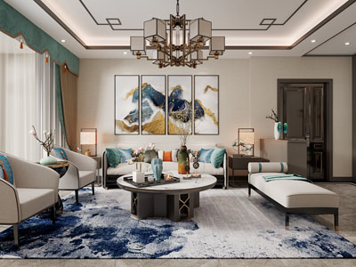 新中式客厅