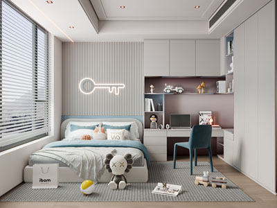 现代卧室 儿童房