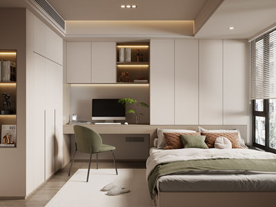 现代榻榻米卧室