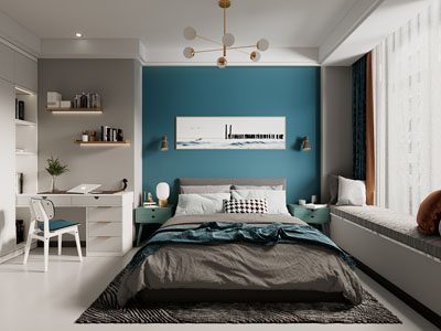 现代卧室 儿童房