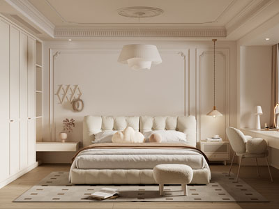 法式奶油风卧室