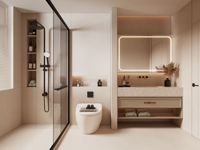 现代洗手间 卫浴间