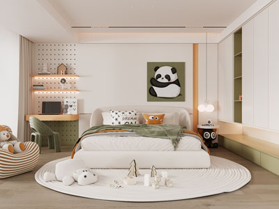 现代卧室 儿童房 公主房 女儿房