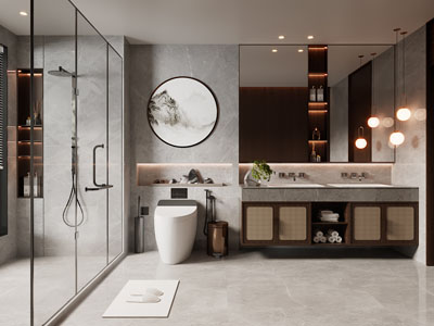 新中式卫浴间 洗手间