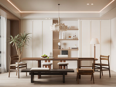 现代中古风餐厅