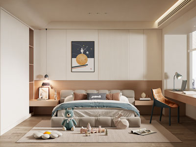 现代卧室 儿童房