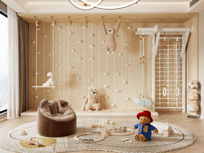 现代儿童活动娱乐休闲室