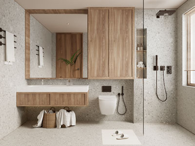 现代卫浴间 洗手间