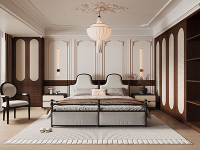 法式中古风卧室