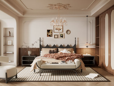 法式中古风卧室