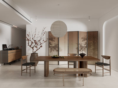 侘寂风中古餐厅