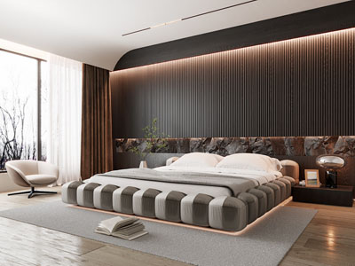 现代卧室