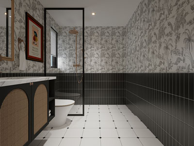 法式卫浴间 洗手间